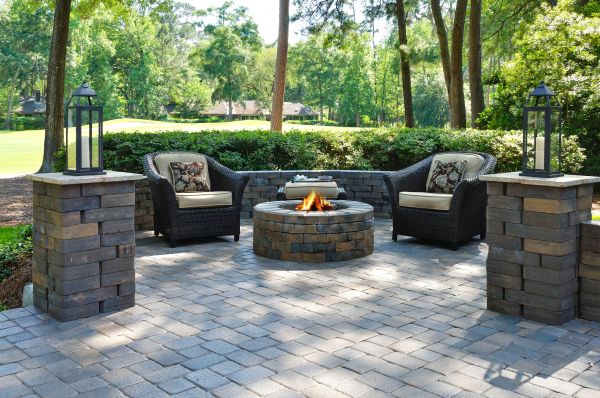 Fire Pit Installation in Brentwood