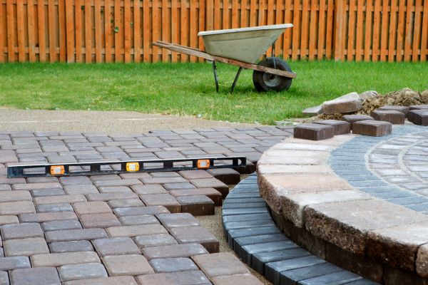 Patio Brick Installation in Brentwood